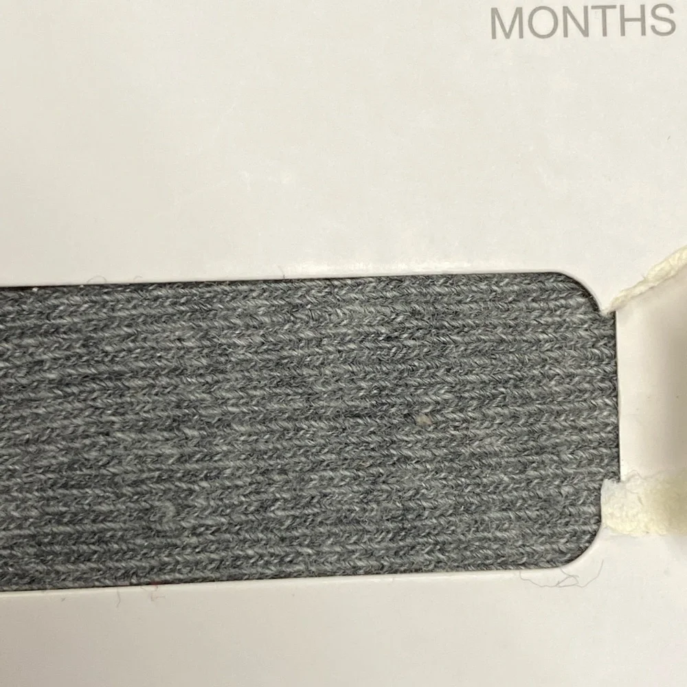 NWT. Zara Grayish Two-Pack of Rib Tights. Size 6-12 Months.